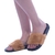 Chinelo Feminino Slide Com Pelinhos Marrom Cor Com Amor - 88664