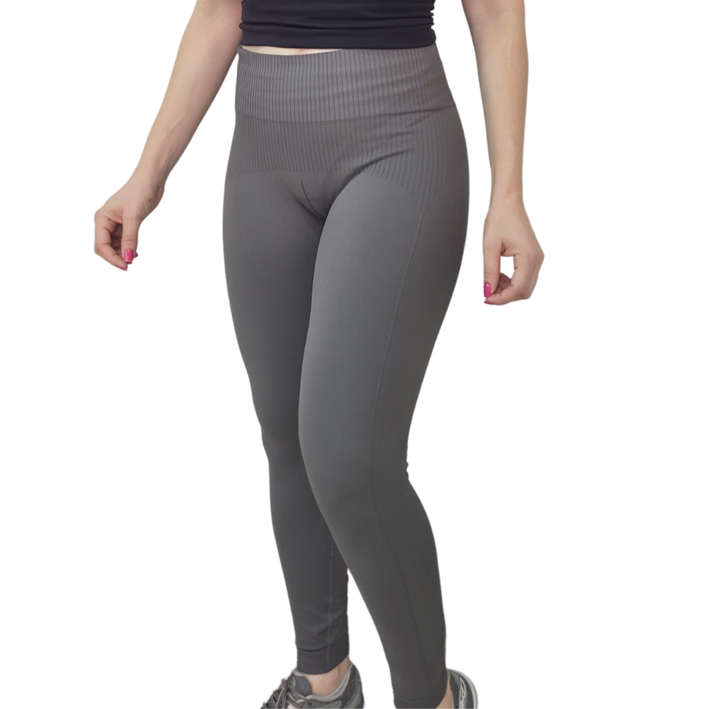 Yoga Basic Legging Esportiva Plus Size De Alta Elasticidade Com Cós Largo