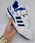 Tênis Adidas Forum Low Branco com Azul na internet