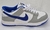 Tênis Nike Dunk Low Branco e Azul