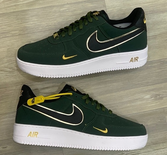 Tenis Nike Air Force 1 Verde Preto Suno Shop8