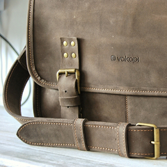 MORRAL DE CUERO MODELO OLD SCHOOL - tienda online