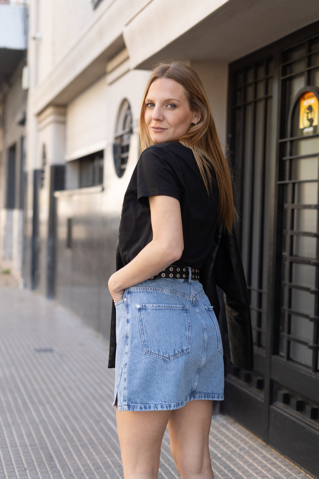Mini de jeans hotsell