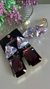Black Bracelete e Brinco G Queen pedras vinho e lilas acrilic - comprar online