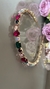 tiara colorida pedras variadas banho dourado - comprar online