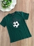 T-Shirt Infantil Verde Bola de Futebol Youccie D2450 na internet