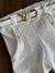 Short Infatil Menina Off White com Pérolas e Cinto Yoyo 25044 - comprar online