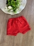 Short Infantil em Moletom sem Felpa Vermelho Up Baby 190144511