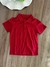 Camiseta Infantil Polo Vermelho Rubi Kyly 107631