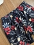 Short Infantil em Microfibra Azul Marinho com Flores Vermelhas Up Baby 180143358 - comprar online