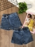 Short Saia Transpassado Jeans Momi J5210