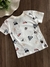 Conjunto Infantil T-Shirt Pérola e Bermuda em Sarja Marinho Mickey Marinheiro Youccie I1844 na internet