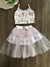 Conjunto infantil Cropped e Saia em Voil Fadinha Branco Yoyo 25096