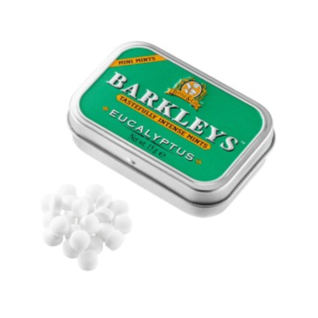 BARKLEYS MINI MINTS EUCALYPTUS SUGAR FREE 15g LATA