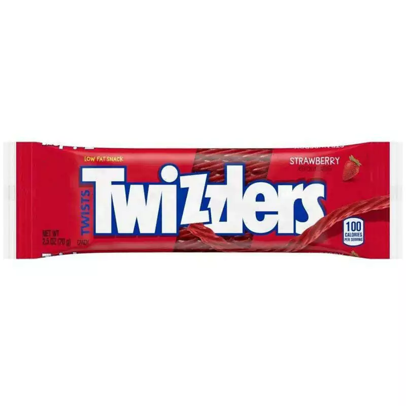 TWIZZLERS STRAWBERRY BARS 2.5 oz