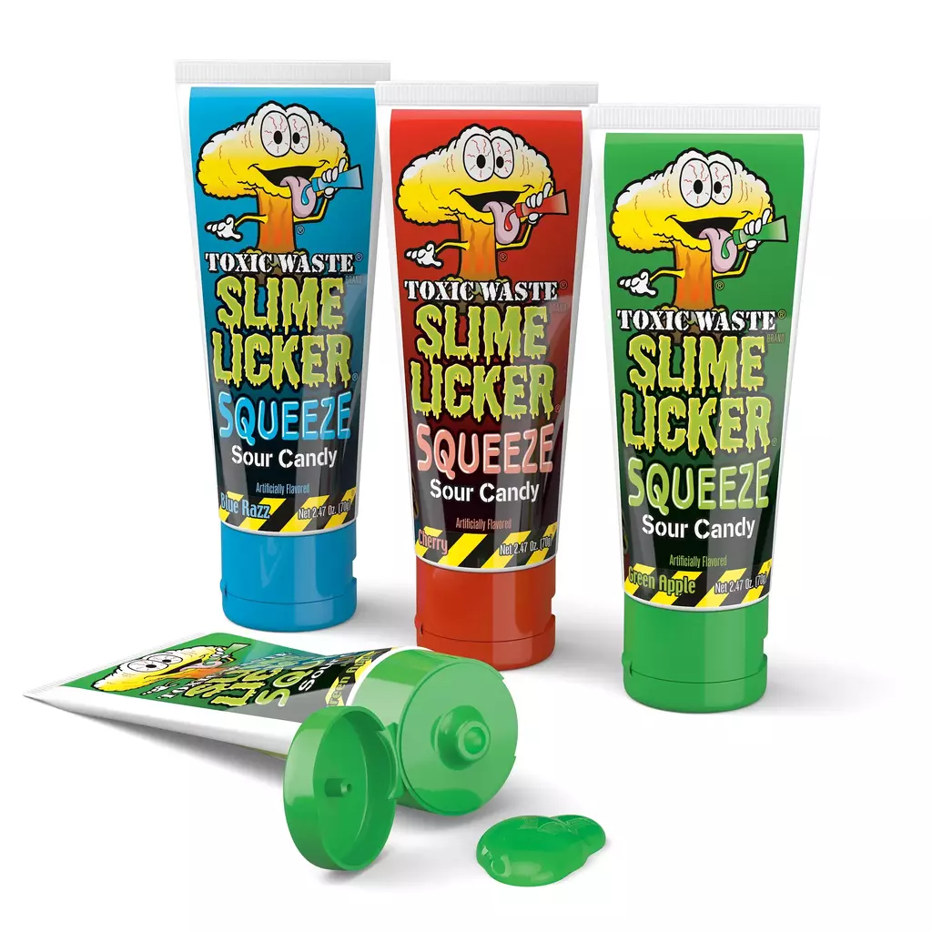 TOXIC WASTE SLIME LICKER SQUEEZE CANDY 2.47 OZ