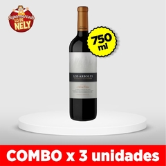 Vino cabernet sauvignon LOS ARBOLES X750 COMBOX3