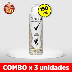 Desodorante de mujer REXONA fanáticas X150ML COMBO X3