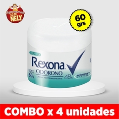 Desodorante en crema ODORONO X 60 GRS COMBO X4