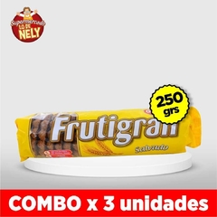 Galletitas de salvado FRUTIGRAN X250GRS COMBO X3