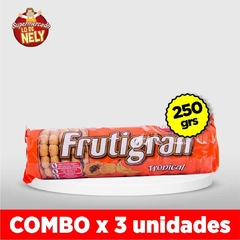 Galletitas tropical FRUTIGRAN X250GRS COMBO X3