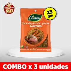 Condimento para carnes ALICANTE X25GRS COMBO X3