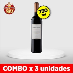 Vino Cabernet DON DAVID X750ML COMBO X3