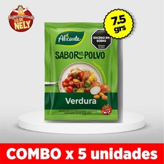 Polvo para saborizar verdura ALICANTE X7.5GRS COMBO X5