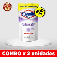 Quitamanchas blanco supremo AYUDIN ROPA X400ML COMBOX2