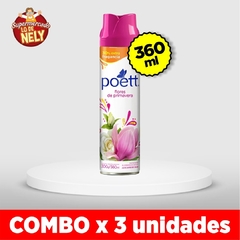 Aromatizante de ambientes flores de primavera POETT X360CM3 COMBOX3