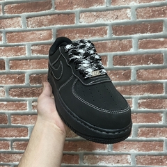 Air Force 1 Preto Linha Branca - comprar online