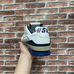 Tenis LV Trainer “White Blue” - Linho Imports