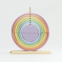 Arco iris ensartado, 14 arcos Pastel - comprar online