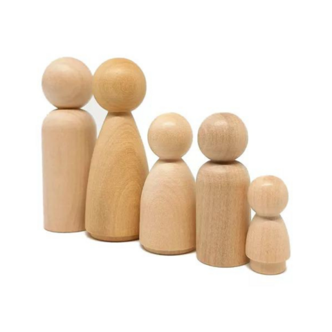 Muñecos de madera