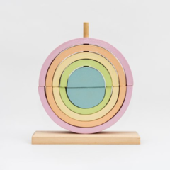 Arco iris ensartado, 10 arcos Pastel - comprar online