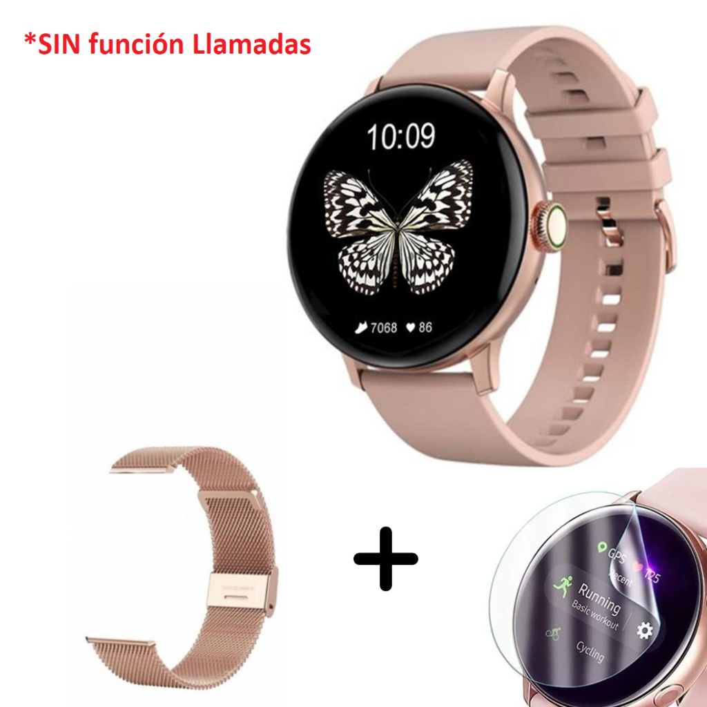 Smartwatch Dt2 Mujer Elegante Llamadas Control Menstrual