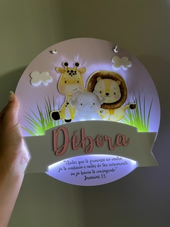 Led safari menina - Personalize como quiser