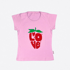 Remera MC Frutilla Love Orquidea