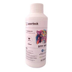 Tinta DTF Têxtil LASERTECK 500 ml - Branca