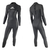 Black Feminino 3-2.5-2mm Back Zip Full Wetsuit SCS