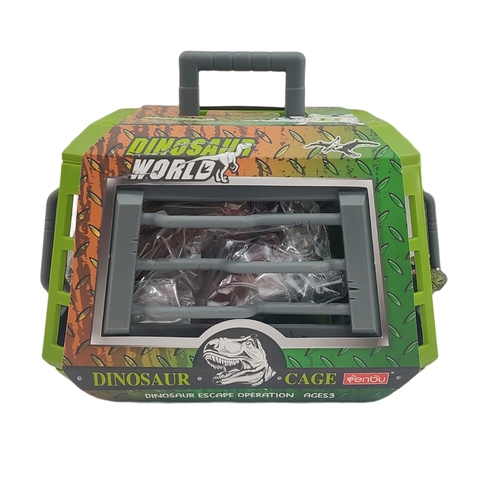 Set de Dinosaurio en Jaula - Dinosaur World