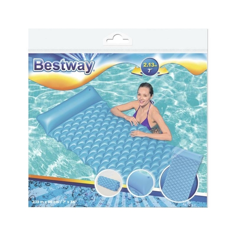 Colchoneta Inflable Enrollable - Bestway Azul