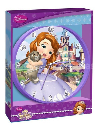 Reloj de Pared de Princesa Sofia