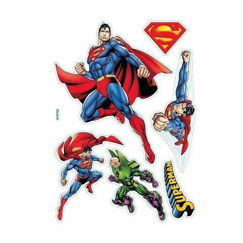 Plancha de Stickers para pared Superman - Muresco