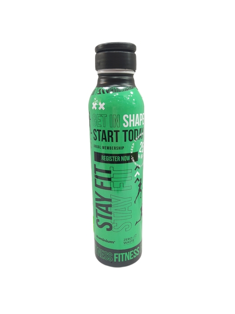 Botella de aluminio - Get in Shape verde