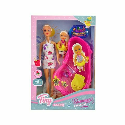 Tiny Fantasy - Muñeca con niños y pileta