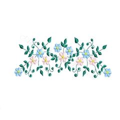 matriz de bordado floral