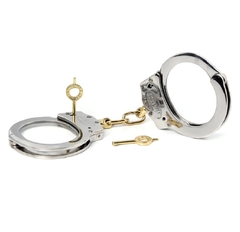 Deluxe Stainless Steel Wrist Handcuffs