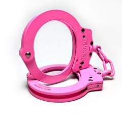 Pink Handcuffs in Carbon Steel 1020