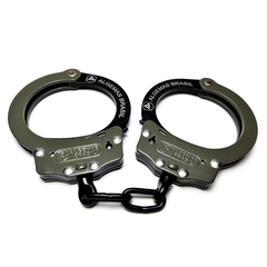 Olive handcuffs in carbon steel 1020 - buy online